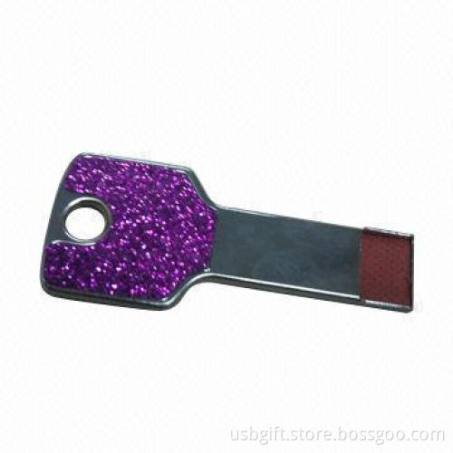 USB Flash Drive, 4GB, Custom Logo, Key Shape